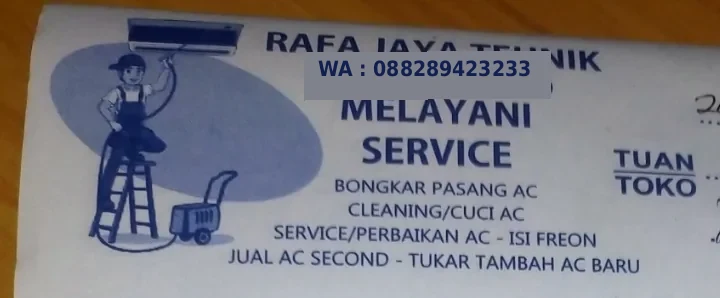 Kartu nama Rafa Jaya Tehnik